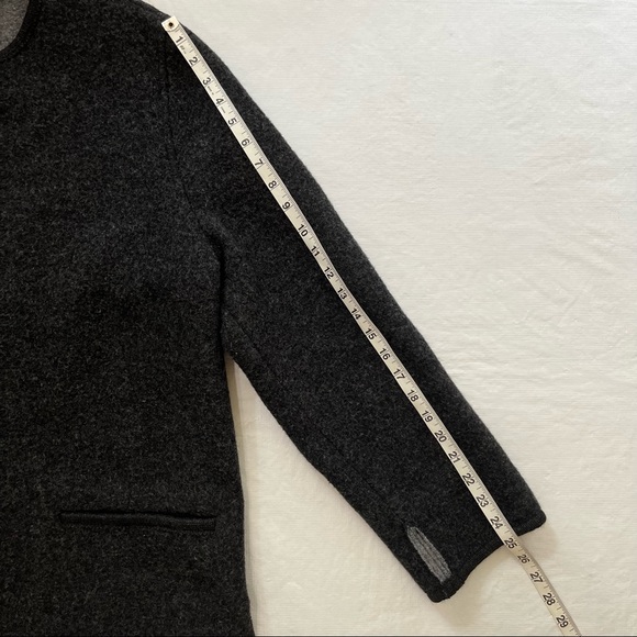 Giesswein Austria Pure New Wool Grey Button Down Jacket - Picture 10 of 12